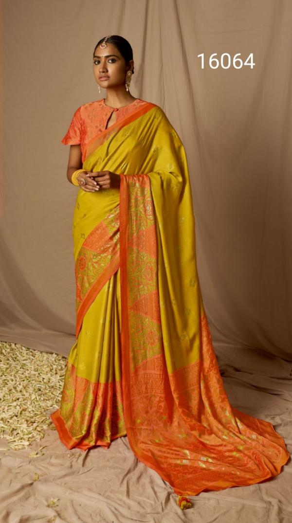 Kimora Meera Soft Silk Designer Soft Brasso Silk Saree Collection